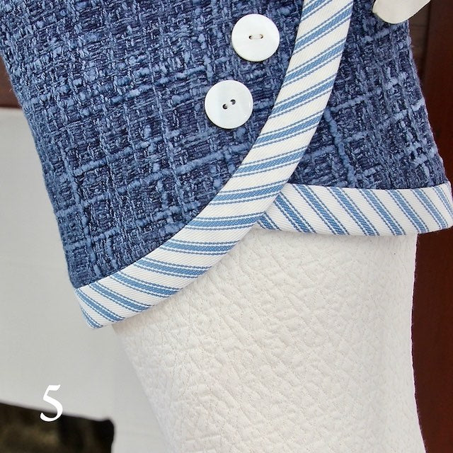 Blue and White | Handmade Christmas Stockings