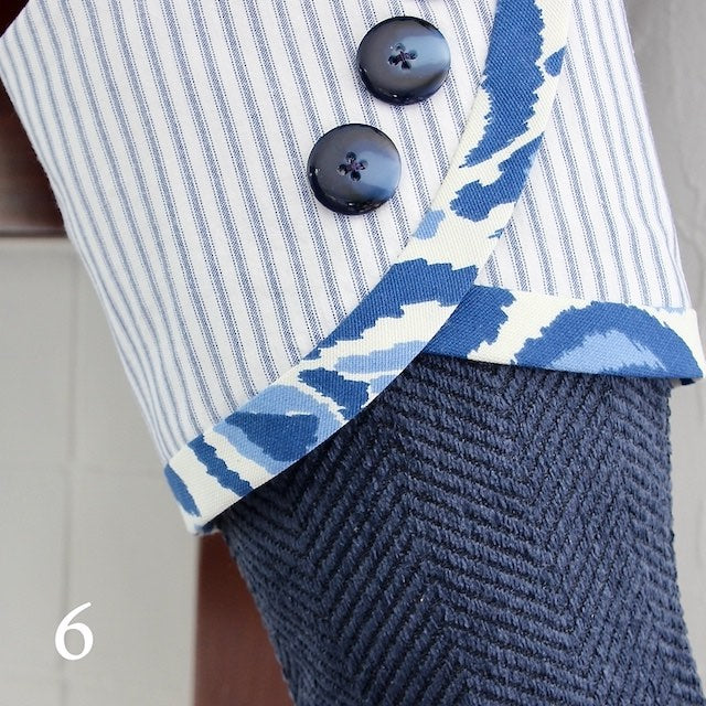 Blue and White | Handmade Christmas Stockings