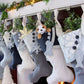 Curated Christmas Stocking Set - Navy and White