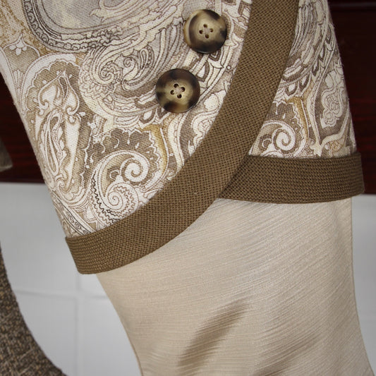 Neutral + Texture #6 | Handmade Christmas Stockings