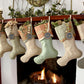 Sage Green and Rose Gold Christmas Stockings — Premium, LIMITED EDITION -- Shipping Included!