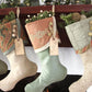 Sage Green and Rose Gold Christmas Stockings — Premium, LIMITED EDITION -- Shipping Included!