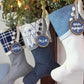 Blue and White | Handmade Christmas Stockings