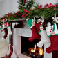 Luxury in Red and Green | Handmade Christmas Stockings