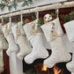 White Cottage Christmas Stockings or Modern Farmhouse Stockings— Shipping Included!