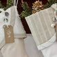 White Cottage Christmas Stockings or Modern Farmhouse Stockings— Shipping Included!