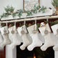 White Cottage Christmas Stockings or Modern Farmhouse Stockings— Shipping Included!