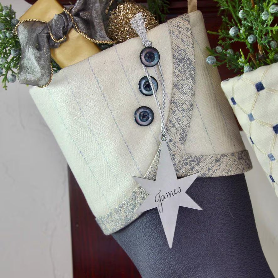 Slate Gray, Champagne & Dusty Blue