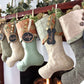 Sage Green and Rose Gold Christmas Stockings — Premium, LIMITED EDITION -- Shipping Included!