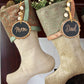 Sage Green and Rose Gold Christmas Stockings — Premium, LIMITED EDITION -- Shipping Included!