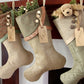 Sage Green and Rose Gold Christmas Stockings — Premium, LIMITED EDITION -- Shipping Included!