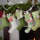 Vibrant Greens and Raspberry Reds With Tropical Flair | Handmade Christmas Stockings