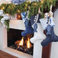 Blue and White | Handmade Christmas Stockings