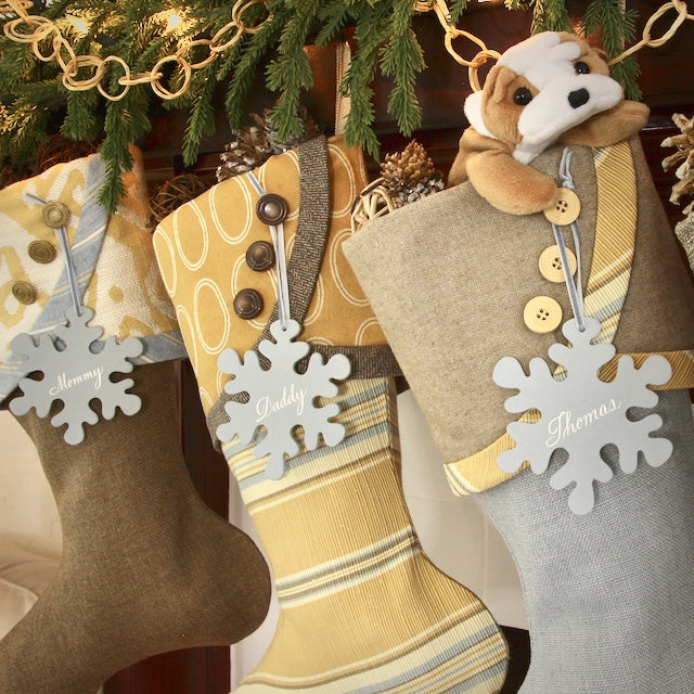 Casual Lake House Christmas Stockings | Handmade Christmas Stockings