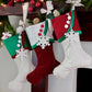 Luxury in Red and Green | Handmade Christmas Stockings