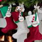 Luxury in Red and Green | Handmade Christmas Stockings