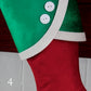 Red Stocking Green Cuff | Festive Traditional | Handmade Christmas Stocking