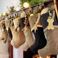 Rich and Sophisticated — Brown, Gold & Black Christmas Stockings — Shipping Included!