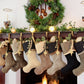 Rich and Sophisticated — Brown, Gold & Black Christmas Stockings — Shipping Included!