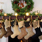 Rich and Sophisticated — Brown, Gold & Black Christmas Stockings — Shipping Included!